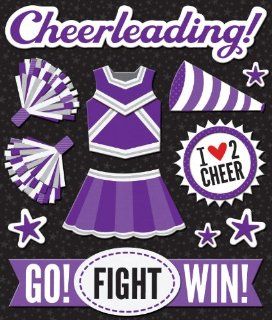 K&Company Purple Cheerleader Sticker Medley