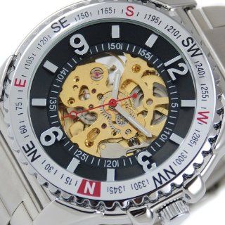 Iron Luxury Stainless Steel Sport Mechanical Watch Mens Automatic Hour Skeleton  Other Products  