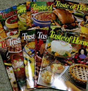 Ten Issues of Taste of Home Magazine (Various Issues from the years 1995 through 1997)  Prints  