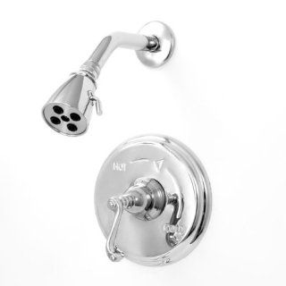 Sigma 1.001364.21 Polished Silver P/B Shower Set W/Hampshire Complete   Bathtub And Showerhead Faucet Systems  