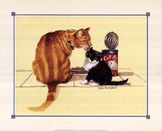 Mellie Everett Field Cat Food 20.00 x 16.00 Poster Print  