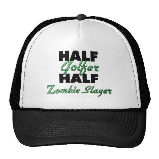 Half Golfer Half Zombie Slayer Mesh Hats