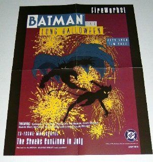1997 Batman and Catwoman the Long Halloween 2 sided 22 by 17" DC Comics Shop Retailer Promo Poster  Prints  