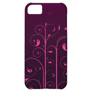 Funky Pink Swirls iPhone 5C Case