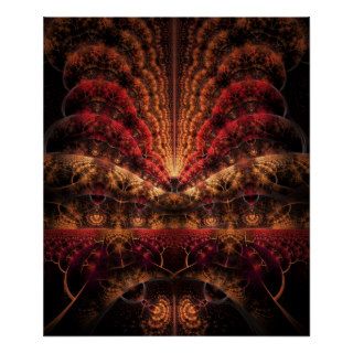 Journey to Infinity fractal artwork Poster
