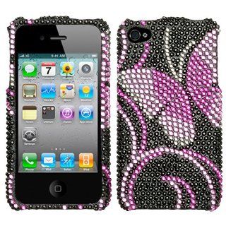 Fairyland Butterfly Diamante Phone Protector Cover for Apple iPhone 4 (AT&T), Apple iPhone 4 (Verizon) Cell Phones & Accessories