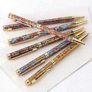 Smithsonian Floral Cloisonné Pens   Rollerball Pens