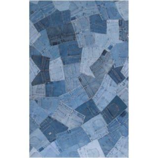 Artistic Weavers Coso Blue Denim 8 ft. x 11 ft. Area Rug AWFAI9013 811