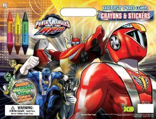 Power Rangers Operation Overdrive Artist Pad With Crayons & Stickers Dalmatian Press 9781403735348 Books