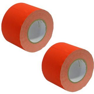 Seismic Audio   SeismicTape Red604 2Pack   2 Pack of 4 Inch Red Gaffer's Tape   60 yards per Roll