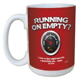 Tree Free Greetings lm44331 Running on Empty John 1010 Ceramic Mug with Full Sized Handle, 15 Ounce Kitchen & Dining