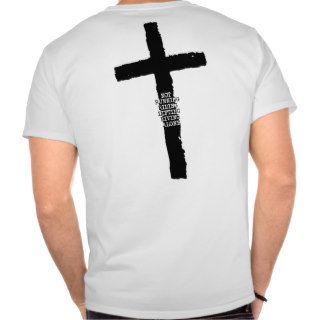 BACK GRAPHIC Sleeveless Cross T Shirt