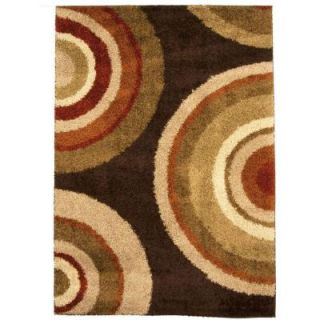 Orian Rugs Eclipse Brown 5 ft. 3 in. x 7 ft. 6 in. Area Rug 211160