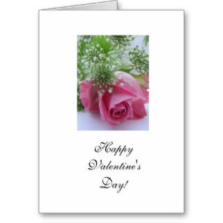 Rose Happy Valentine's Day Greeting Card