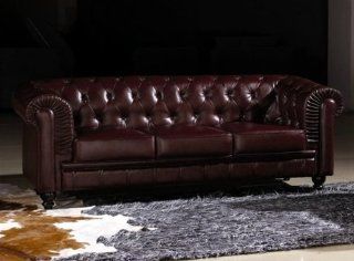 Francisco Classic Leather Sofa Set A605  