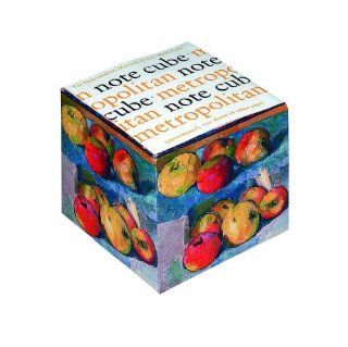 Boston International Metropolitan Museum Of Art  Note Cube Pads Cezanne Apples (Pack of 2) Health & Personal Care