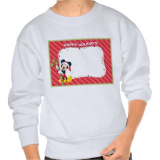 Mickey Mouse Santa hat "Happy Holidays" christmas Sweatshirt
