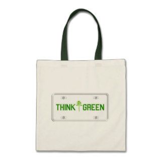 Think Green License Plate Bag