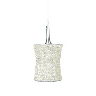 Nora Lighting NRS70 605AM Hourglass Angoor Beaded Glass Shade   Ceiling Pendant Fixtures  
