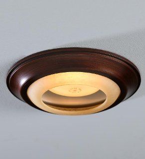Simple Decorative Recessed Light Cap Ring, in White   Light Bulb Rings