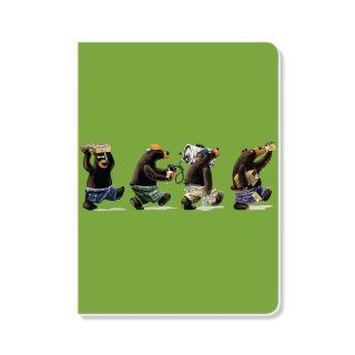 ECOeverywhere Bear Essentials Journal, 160 Pages, 7.625 x 5.625 Inches, Multicolored (jr11756)  Hardcover Executive Notebooks 