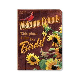ECOeverywhere For The Birds Journal, 160 Pages, 7.625 x 5.625 Inches, Multicolored (jr12258)  Hardcover Executive Notebooks 