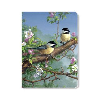 ECOeverywhere Chickadee and Appleblossom Journal, 160 Pages, 7.625 x 5.625 Inches, Multicolored (jr12253)  Hardcover Executive Notebooks 