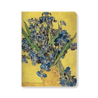 ECOeverywhere Irises in Vase Journal, 160 Pages, 7.625 x 5.625 Inches, Multicolored (jr12766)  Hardcover Executive Notebooks 