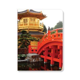 ECOeverywhere Red Bridge Sketchbook, 160 Pages, 5.625 x 7.625 Inches (sk14418)  Storybook Sketch Pads 