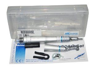 NEW NSK Dental Slow Low Speed Handpiece air motor e type Kit EX 203 Set 4H holes Health & Personal Care