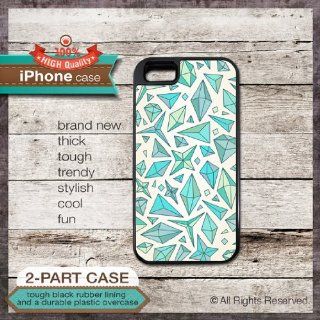 iPhone 4/4s TOUGH Case Geometric Diamonds Pattern   Design Cover 38 Cell Phones & Accessories