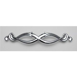 Giusti WMN634.096.0002 4 3/4 Inch Decor Handle, Polished Chrome   Cabinet And Furniture Pulls  