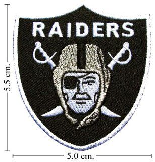Oakland Raiders Football Logo Iron on Patch From Thailand 