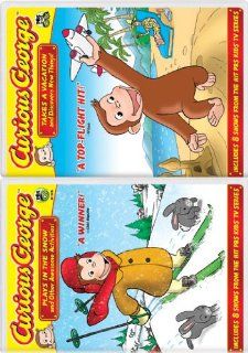 Universal Curious George plays In The Snow/takes A Vacation 2pk [dvd/side By Side] Movies & TV