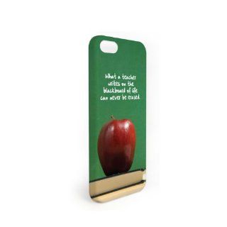 iPhone 5 Full Image WrapAround Case   Teacher Thank You Quote Cell Phones & Accessories