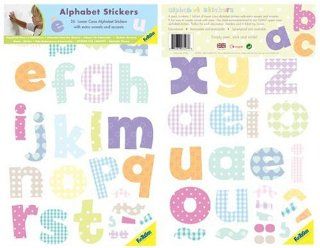FunToSee Alphabet Nursery and Bedroom Wall Decals, Alphabet  Nursery Wall Stickers  Baby
