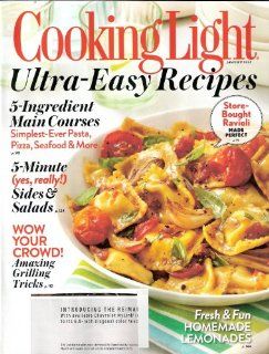 Cooking Light August 2013 "Ultra Easy Recipes"  Other Products  