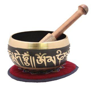 Tibetan Meditation Om Mani Padme Hum Peace Singing Bowl With Mallet 