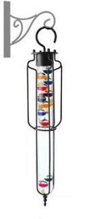 Ambient Weather WS YG640 Indoor / Outdoor Wall Hanging 27" Galileo Thermometer  Patio, Lawn & Garden