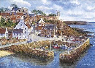 Gibsons Crail Harbour 1000 Piece Puzzle Toys & Games
