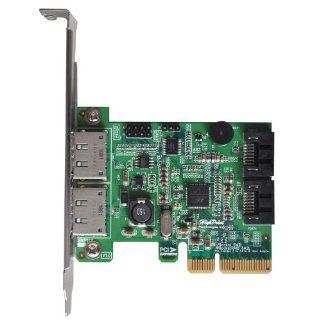 HighPoint RocketRAID 642L 2 SATA 6Gb/s and 2 eSATA 6Gb/s Ports PCI Express 2.0 x4 SATA III Controller Card Computers & Accessories