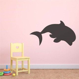 Repositionable Dolphin Chalkboard Wall Sticker   Large (1152 x 624 mm) Decal   Childrens Dry Erase Boards