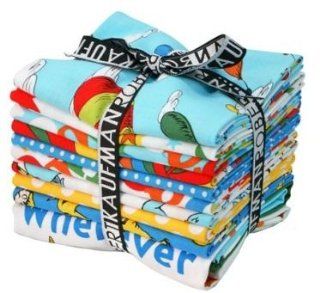 Oh, the Places You'll Go by Dr.Seuss New Fat Quarter Fabric Bundle (10 pcs, incl. full 2/3yd panel / 2.92 yards) FQ 624 10