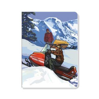 ECOeverywhere Snowmobiling Journal, 160 Pages, 7.625 x 5.625 Inches, Multicolored (jr11890)  Hardcover Executive Notebooks 