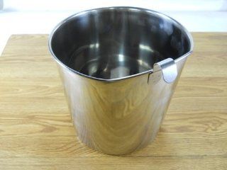 Stainless Steel Bucket/pail W/fence Hook 6 Qt   Cleaning Buckets