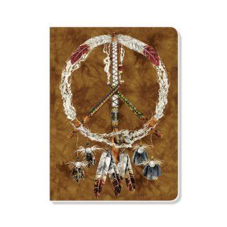 ECOeverywhere Peace Pipes Journal, 160 Pages, 7.625 x 5.625 Inches, Multicolored (jr70005)  Hardcover Executive Notebooks 