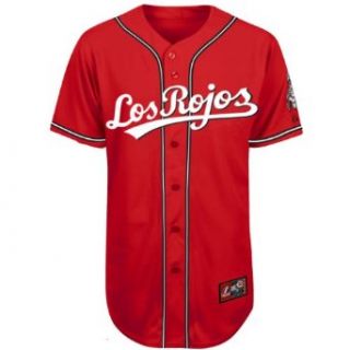 Brandon Phillips Jersey Cincinnati Reds Youth Alternate Los Rojos #4 (Medium) Clothing