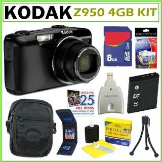 Kodak Z950 EasyShare Z950 12MP Digital Camera + 8GB Deluxe Accessory Kit  Camera & Photo