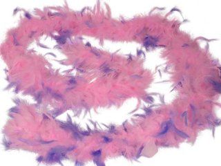 Pink and Lavender 7 Ft Feather Boa Diva Dressup and Tea Party Favor Toys & Games