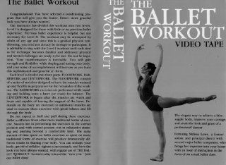 The Ballet Workout (Video Tape) Melissa Lowe Movies & TV